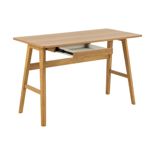 Lisomme Lisanna Houten Bureau met Lade - B 120 cm - Naturel - vtwonen shop