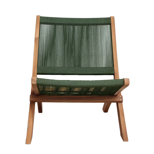 Raw Materials tuinstoel Rope - Donkergroen - vtwonen shop