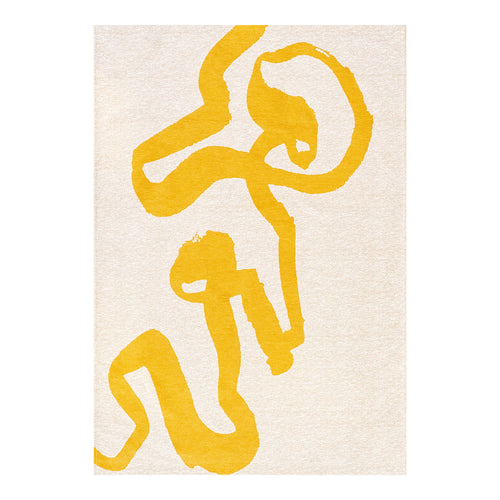 Ecorugs vloerkleed Pure Yellow - geel - 240x340cm
