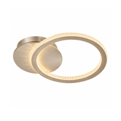 Searchlight plafondlamp Specs - 1 lichts - 45  x 6   cm - champagne