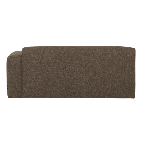 WOOOD 2-zits bank arm rechts Mojo Base - Bouclé - Bruin - 74x185x97