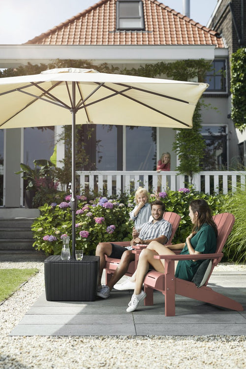 Keter Troy Adirondack Tuinstoel - 85x80x96,5cm – Terracotta