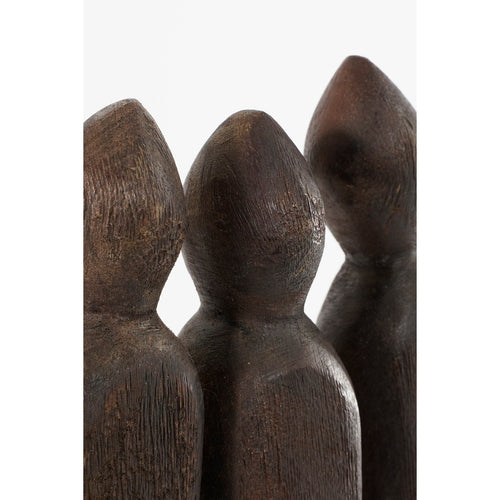 Mica Decorations Pegara Woondecoratie - L7 x B18 x 46 cm - FSC 100% Mangohout - Bruin
