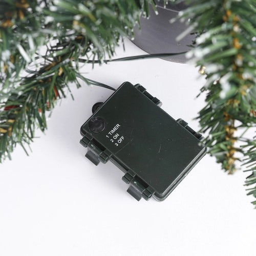 Black Box Trees Creston Kunstkerstboom met Verlichting - Kerstboom H90 x Ø50 cm - Kunstboom in Pot - Groen