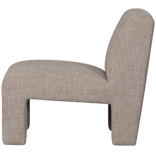 WOOOD fauteuil Lavid - Polyester - Naturel - 73x74x84 - vtwonen shop