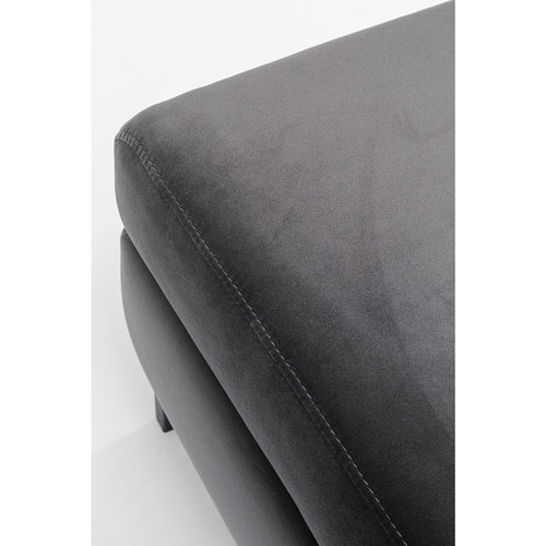 Kare Design Kruk Gianna Fluweel Grijs