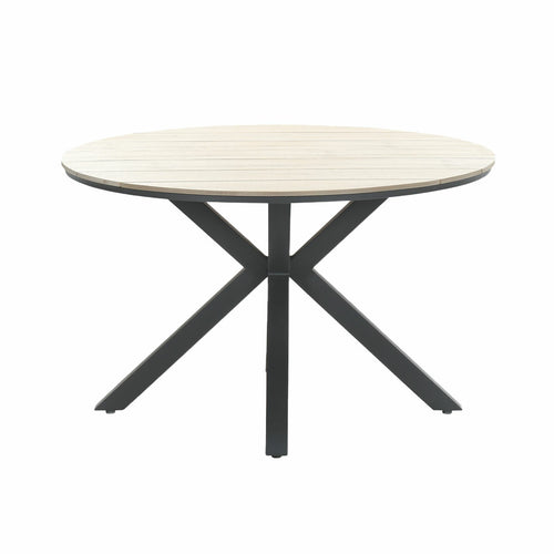 Garden Impressions Edison tuintafel - Ø122 cm - light teak Vironwood