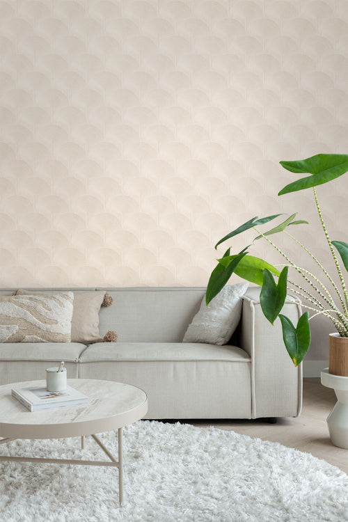 ESTAhome behang 3D-motief beige - 50 x 900 cm - 131100