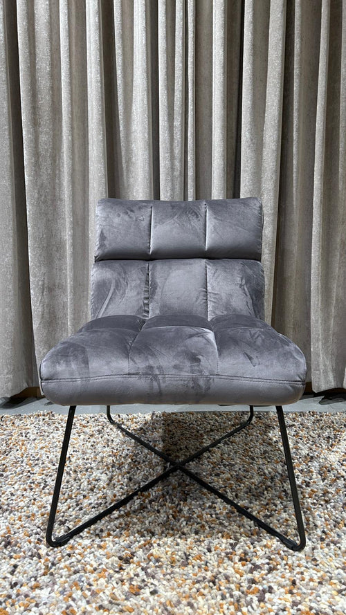 Rebellenclub Fauteuil Zaragoza - Donkergrijs met zwarte poten - vtwonen shop