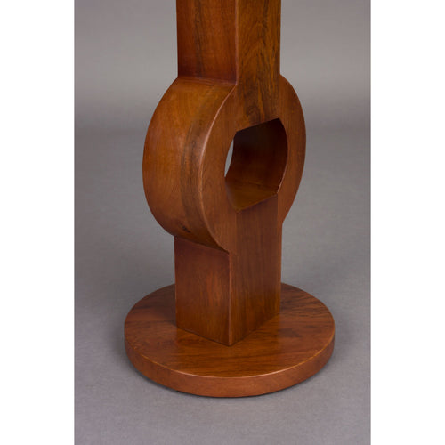 Dutchbone Tondo Bijzettafel Rond Mangohout Bruin - vtwonen shop