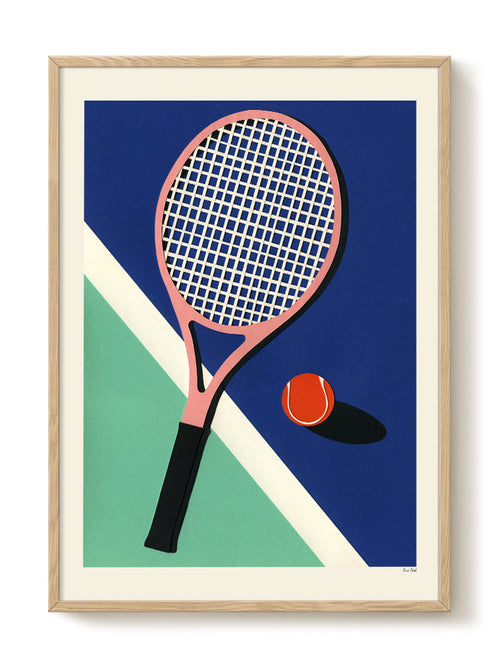 Rosi Feist - Tennis Club - PSTR studio Kunst Poster - vtwonen shop