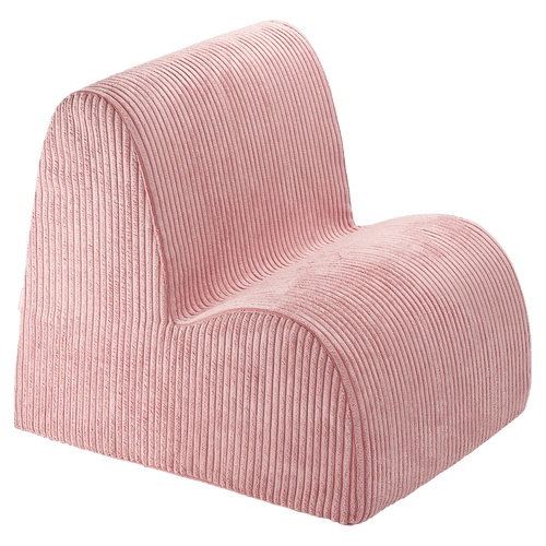 Duverger® kinderzitzak Cloudy Beanie - ribfluweel - roze - vtwonen shop