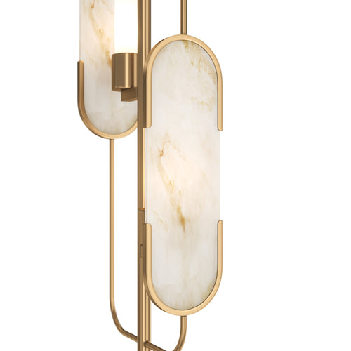 Maytoni - Vloerlamp Marmo - Goud - Ø23 - vtwonen shop
