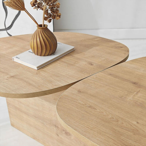 Calicosy - CELESTE Salontafel - Naturel - 125x60x38 cm