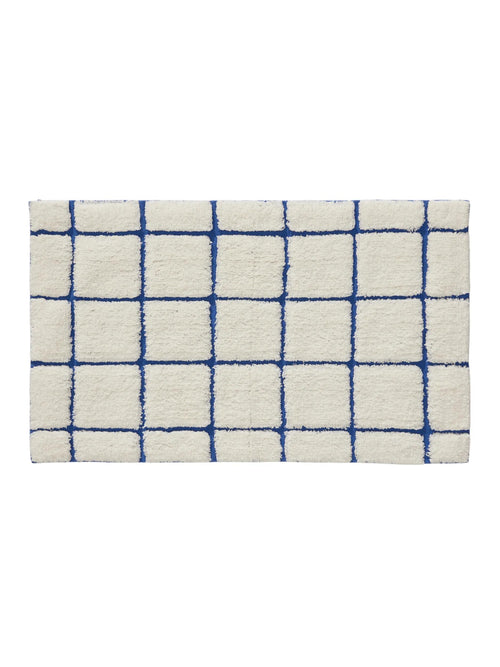 benuta badmat Noa - crème/blauw - 50x80 cm