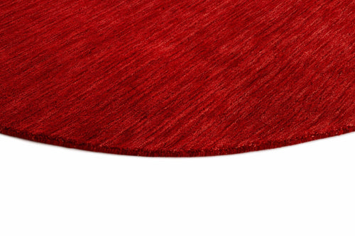 Vloerkleed MOMO Rugs Panorama Uni Rond Red 150 rond
