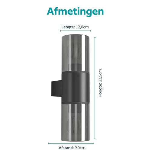 EGLO wandlamp buiten Cropani - E27