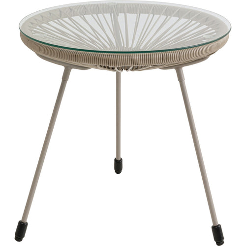 Kare Design Tuin Bijzettafel Acapulco Mono beige