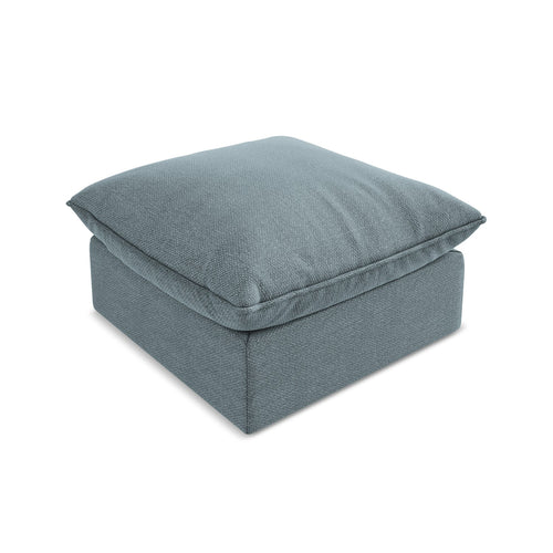 LaMiaSofa Poef Ravenna - bouclé - jeans - 75x75x45