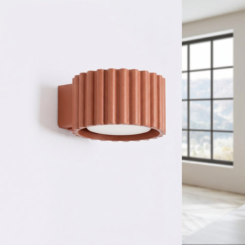 Sollux Lighting Wandlamp AURA rode oker Gx53 - 10x12x6cm