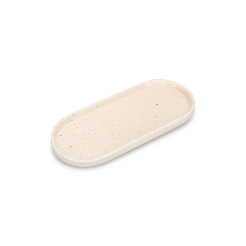 Ona - Serveerschaal 20x9cm beige Fika - Set van 4