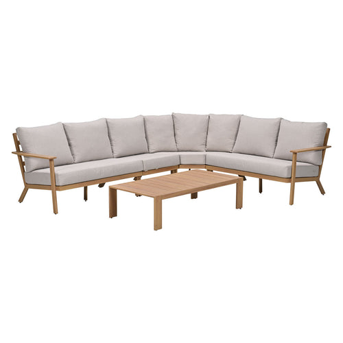 Garden Impressions Loungeset Ariane 5-delig - light teak look