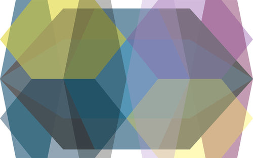 Sanders & Sanders fotobehang edelsteen diamant multicolor - 400 x 250 cm - 612379