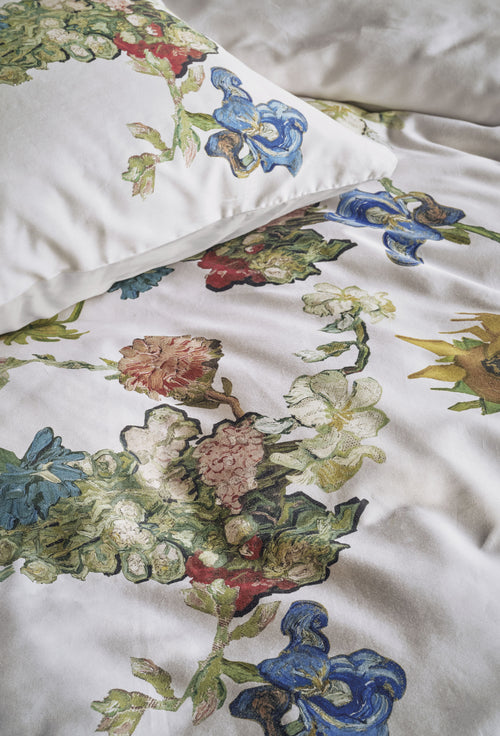Beddinghouse x Van Gogh Museum  Guirlande des Fleurs - 260 x 200/220 cm - Zand - vtwonen shop