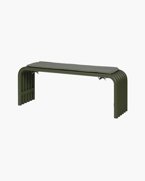 noo.ma Nokk Bench Cushion - waterdicht buitenkussen Forest Green 98x29,5x1 cm