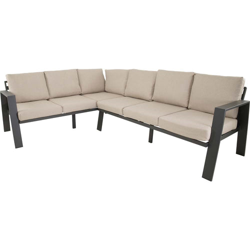 Lesli Living loungebank Estoril - antraciet - 213x86x80,5cm