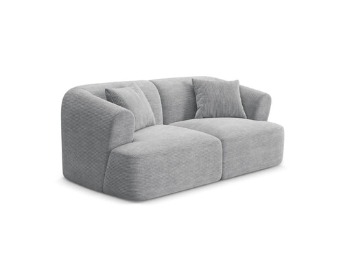 Cosmopolitan Design Modulaire bank Campi 2-zits, ribfluwelen geld - 90x180x70cm