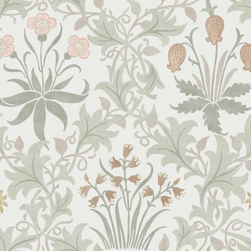 William Morris at Home Vliesbehang - Celandine Spring Peony & Sage