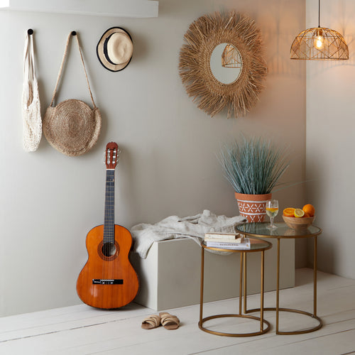 Light & Living bijzettafel DUARTE - Ø50x52cm - goud - Set van 2