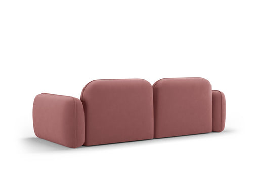 Cosmopolitan Design Modulaire bank Sydney 3-zits, flueel, zalm - 90x230x70cm
