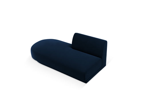 Micadoni Module Miley 2-zits, flueel koningsblauw - 90x158x70cm