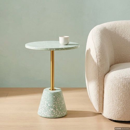 Kare Design Bijzettafel Amore Ø40cm groen