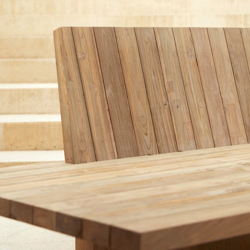 Tikamoon Tuinbank van gerecycled massief teak - Naturel - vtwonen shop