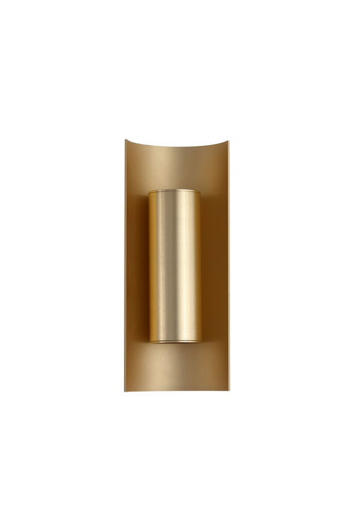 Searchlight wandlamp Roll - 2 lichts - 7.4  x 25.4   cm - goud