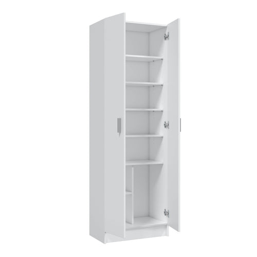Calicosy - Opbergkast SAVIO - Wit 37x58,5x181 cm