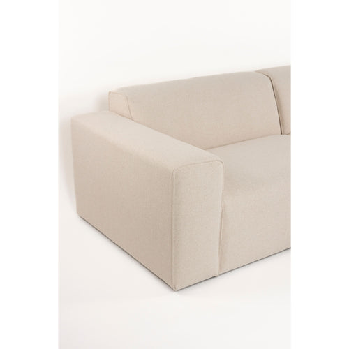 Zuiver Sofa Milka 4,5-zitsbank Chaise longue Rechts Zand - Crème - vtwonen shop