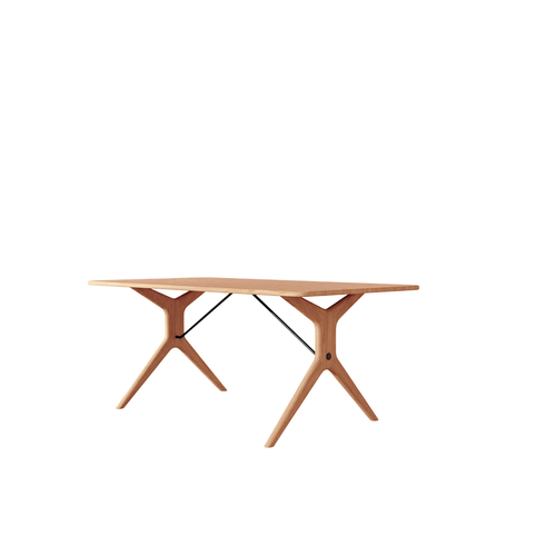 Tikamoon Uitschuifbare tafel in massief eikenhout 6-12 pers. - Naturel