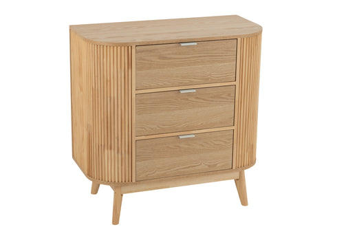 J-Line kast Rond - dennenhout - naturel - large - vtwonen shop