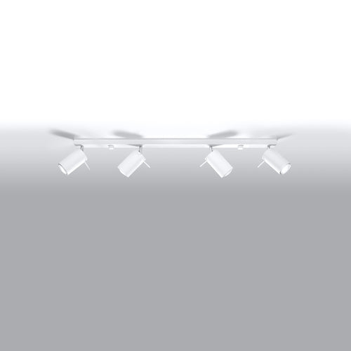 Sollux Lighting Plafondlamp RING 4L wit - 80x6x16cm