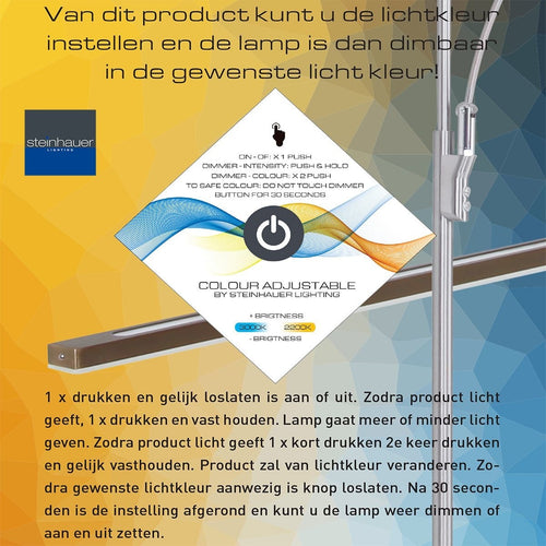 Steinhauer Zelena Hanglamp - 4-lichts LED - 2200/4000K - Metaal - vtwonen shop