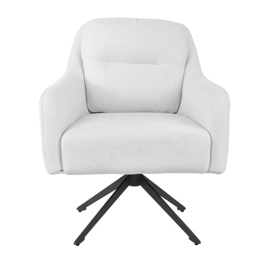 Giga Meubel Fauteuil Matthias - Stof/Metaal - Beige