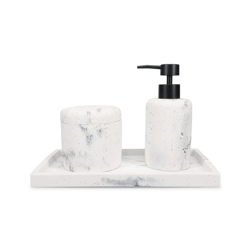 S|P Collection - Zeeppomp 25cl marble white Suds