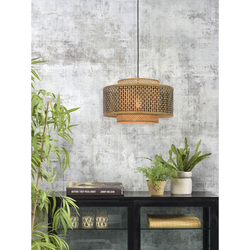 GOOD&MOJO hanglamp Bhutan - bruin - Ø50cm - vtwonen shop
