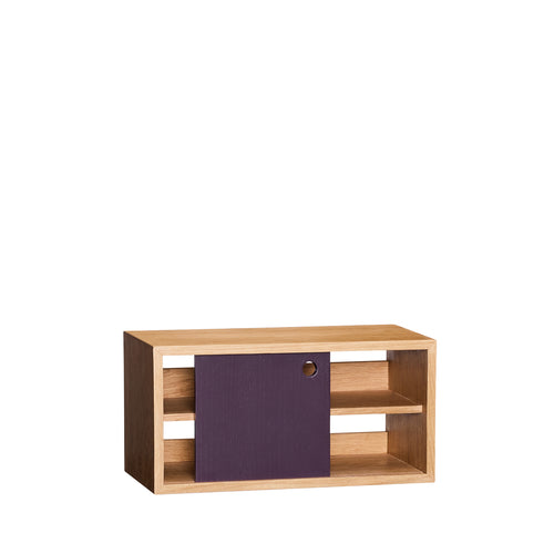 Hübsch plank Slide - mdf/eiken fineer - 40x20xh20cm