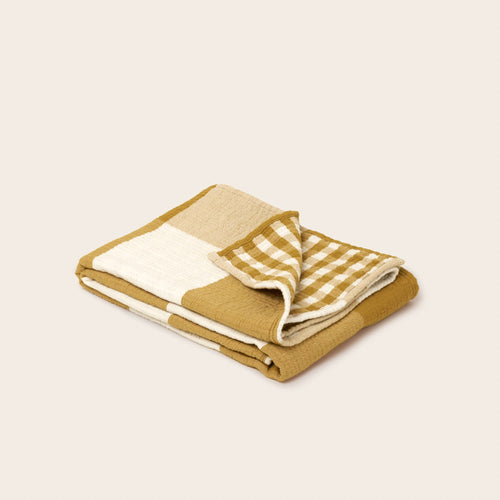 Madura Werpen Jeanie gele oker 100x140 cm
