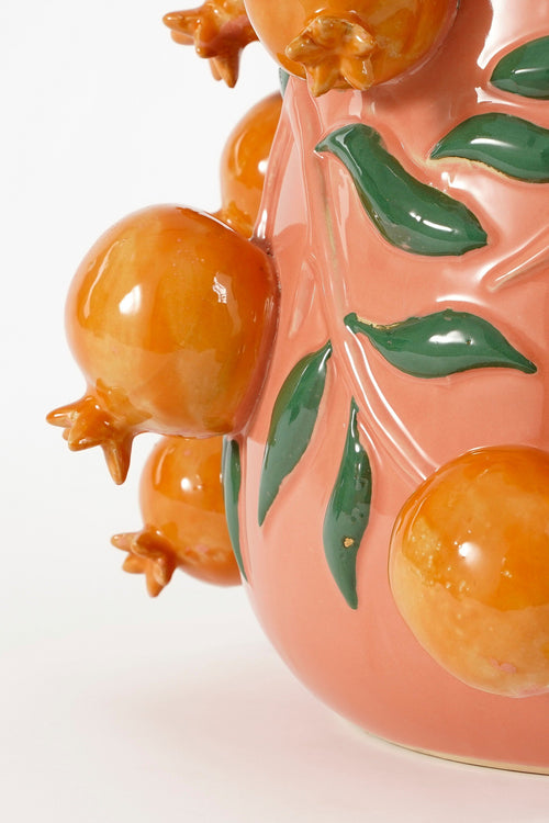 Mica Decorations  Melika Vaas - H31 x Ø34 cm - Keramiek - Roze - vtwonen shop